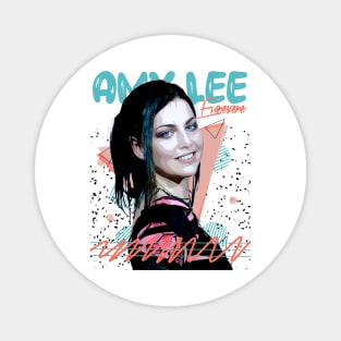 Retro Amy Lee Fan Art Design Magnet